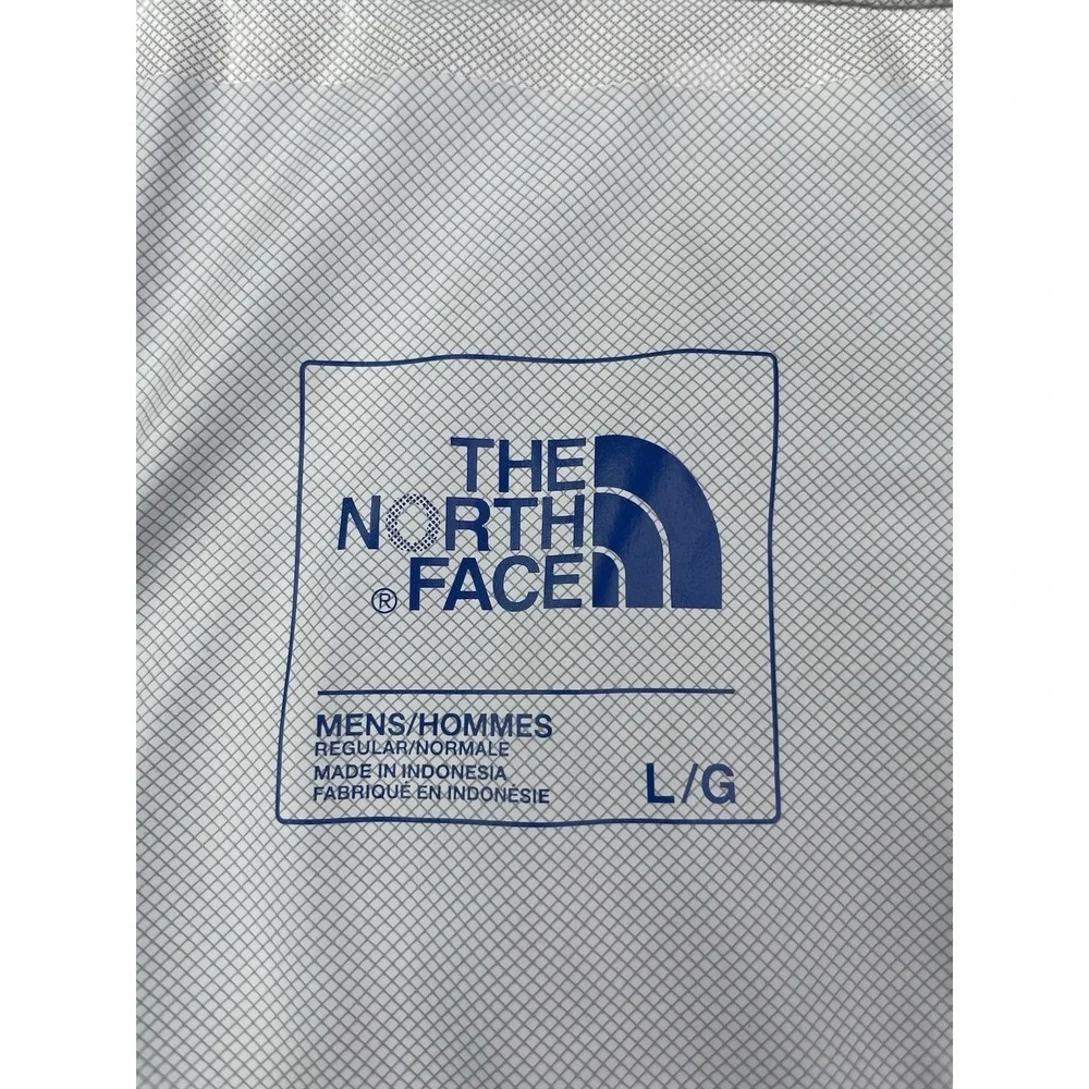 The North Face Rain Jacket Mens Large Blue DryVent Hooded‎ Windbreaker Ripstop